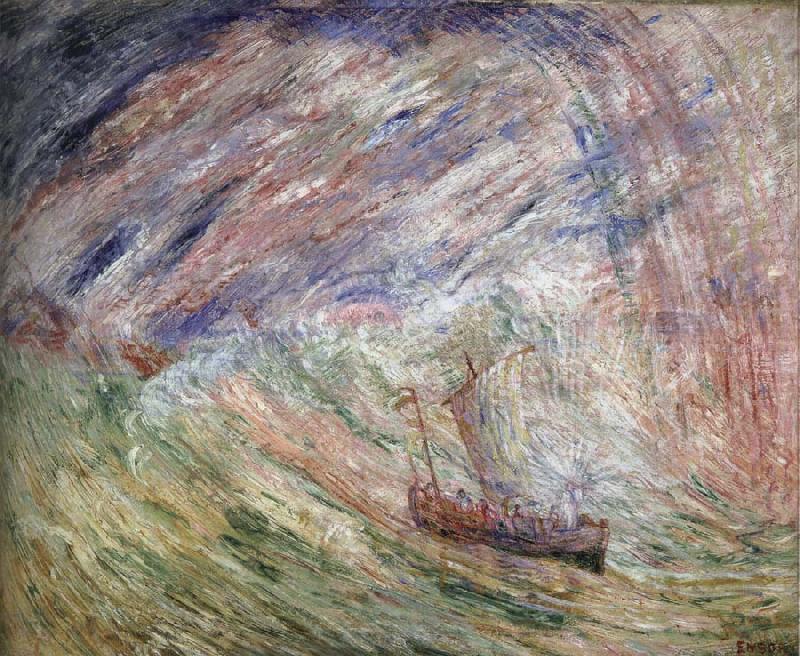 James Ensor Christ Calming the Storm china oil painting image